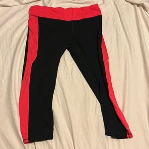 Champion Black and Pink Dup Dry Workout Pant